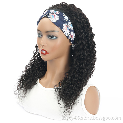Wholesale Virgin Headband Human Hair Wigs,Brazilian Headband Wigs Human Hair,Cheap Virgin Hair Wigs With Headband